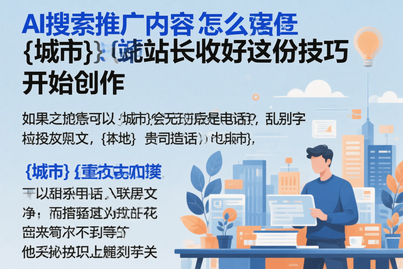 AI搜索推广内容怎么写?仙桃站长收好这份技巧