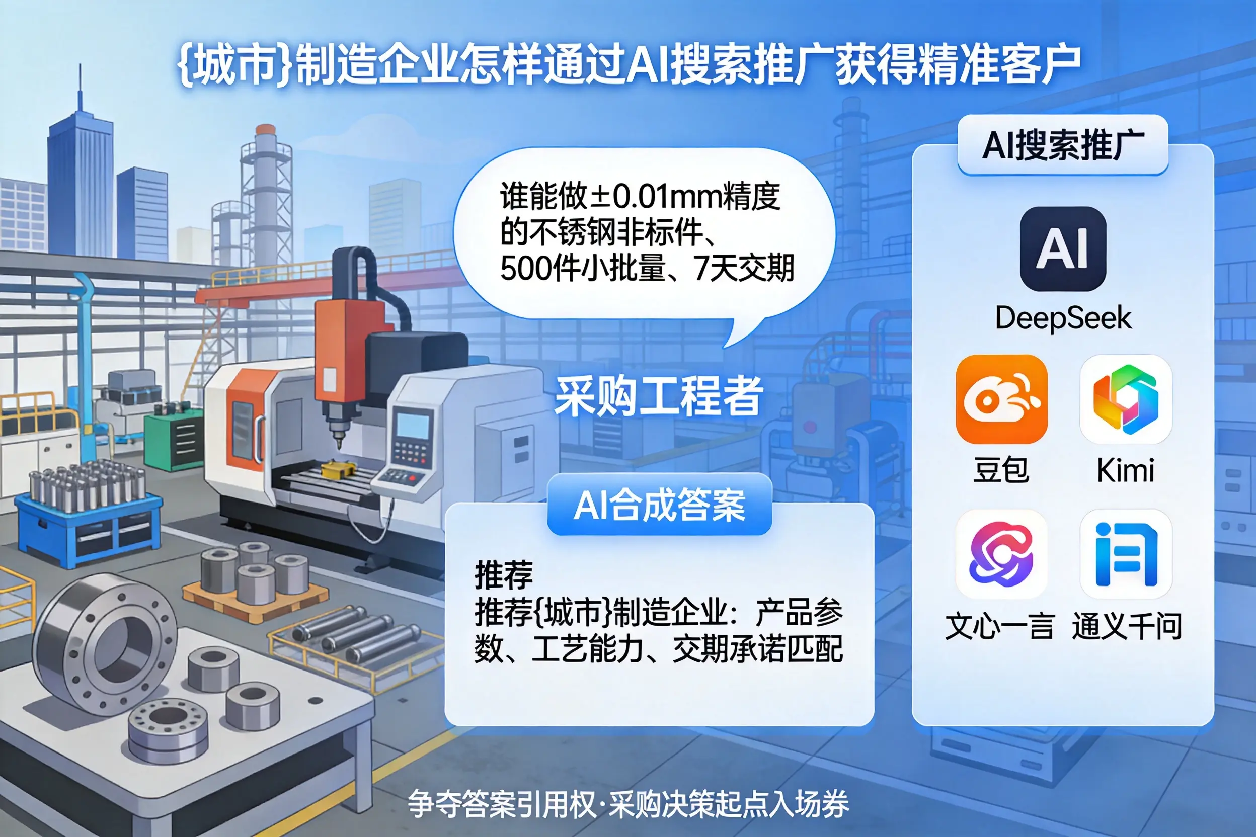 仙桃制造企业怎样通过AI搜索推广获得精准客户
