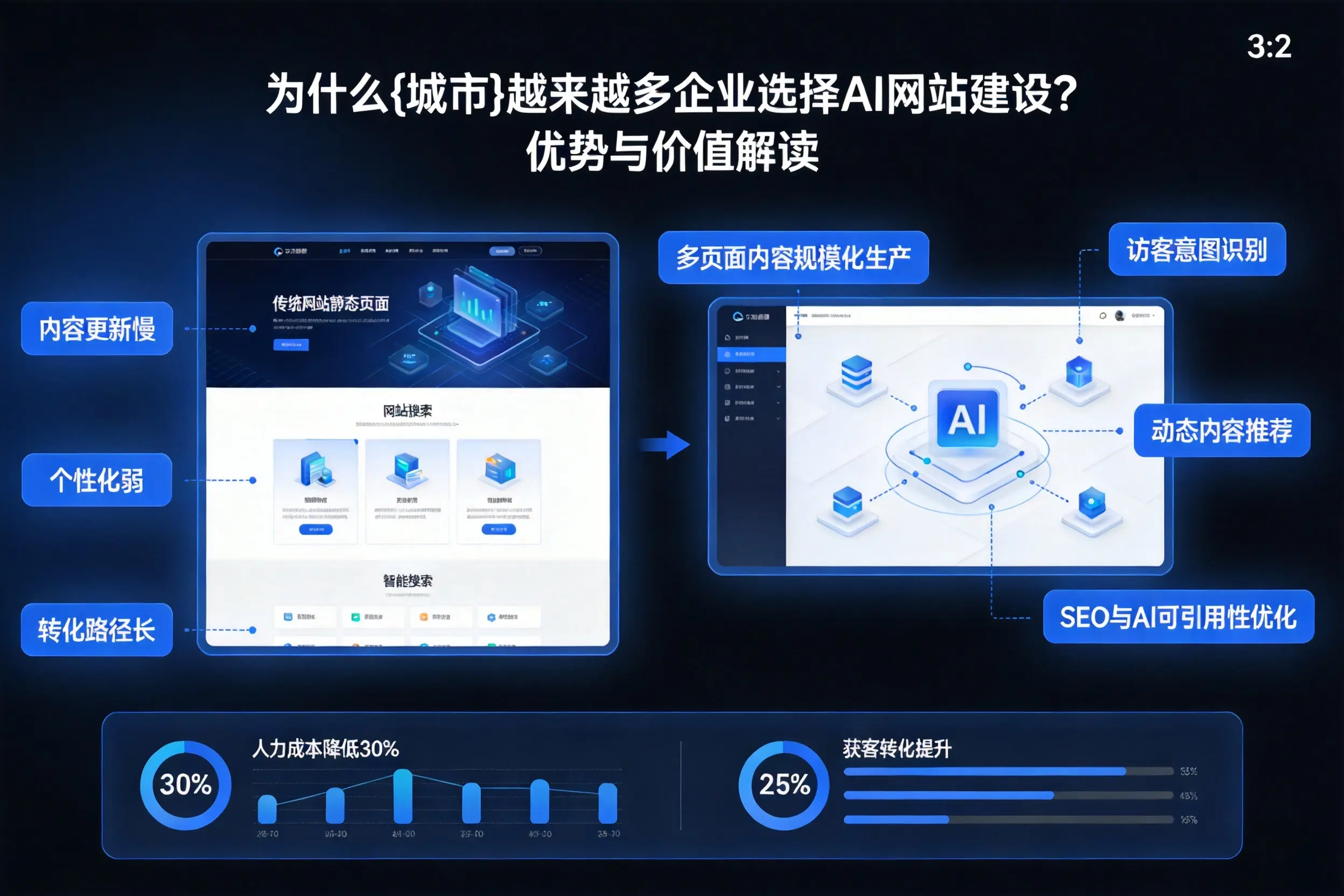 为什么仙桃越来越多企业选择AI网站建设?优势与价值解读