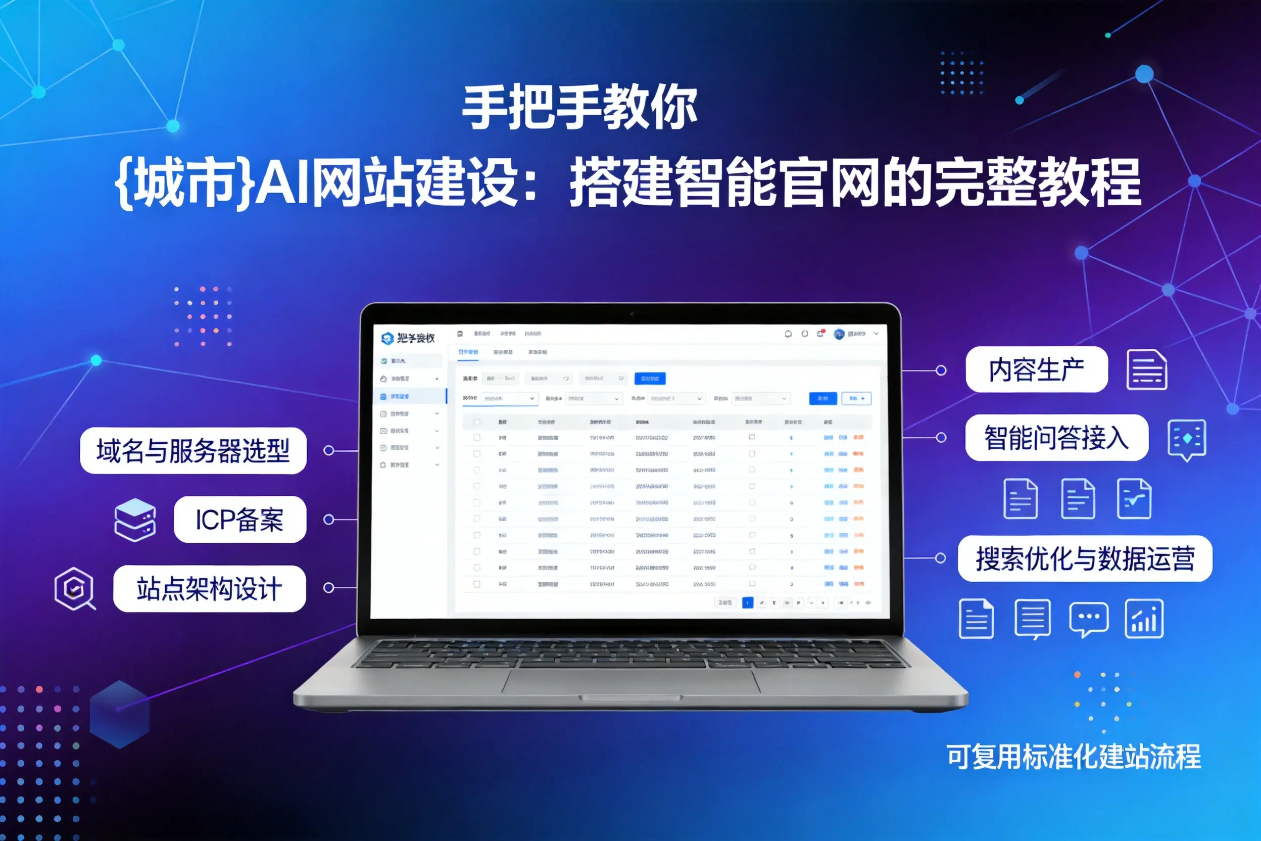 手把手教你仙桃AI网站建设：搭建智能官网的完整教程