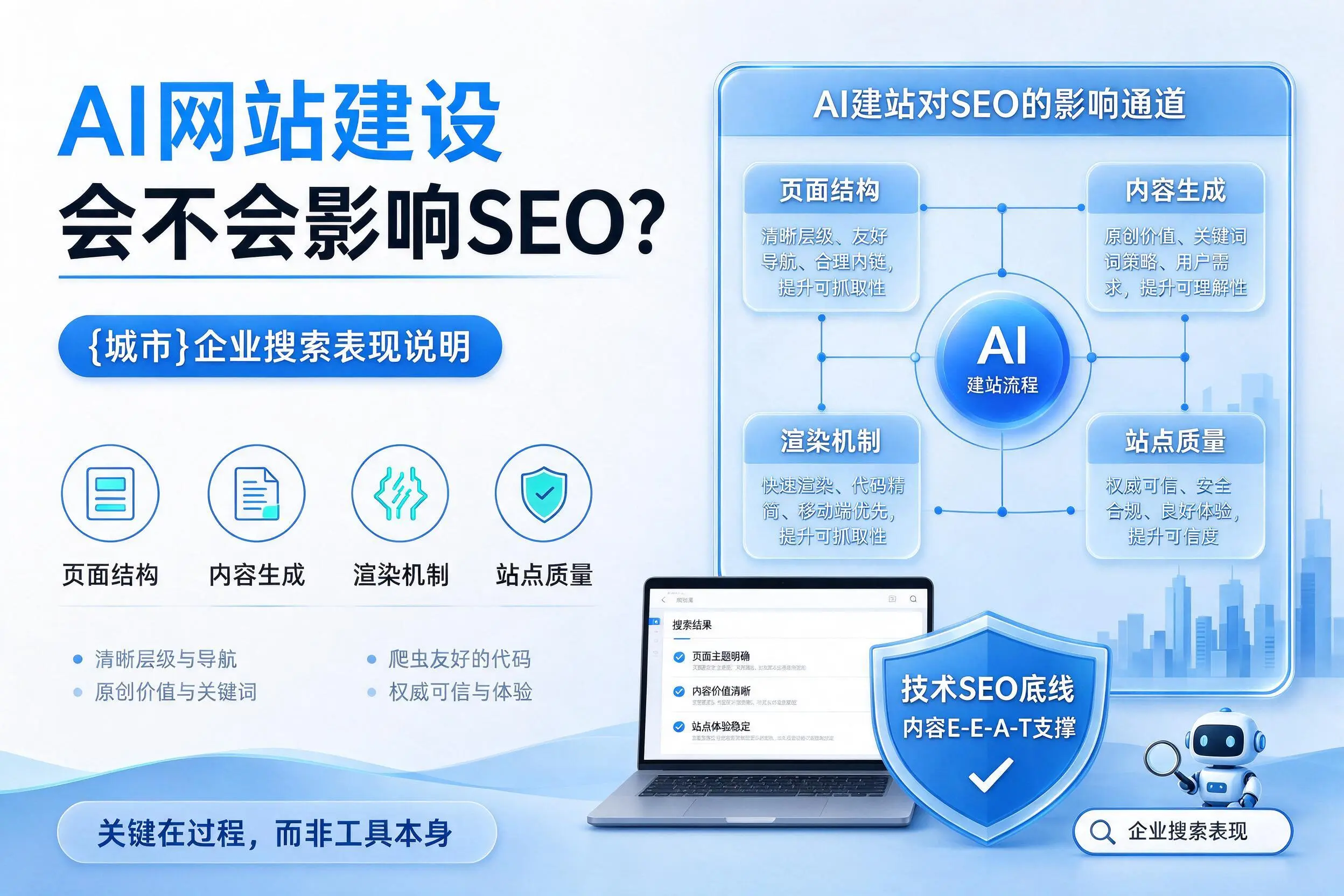 AI网站建设会不会影响SEO?仙桃企业搜索表现说明