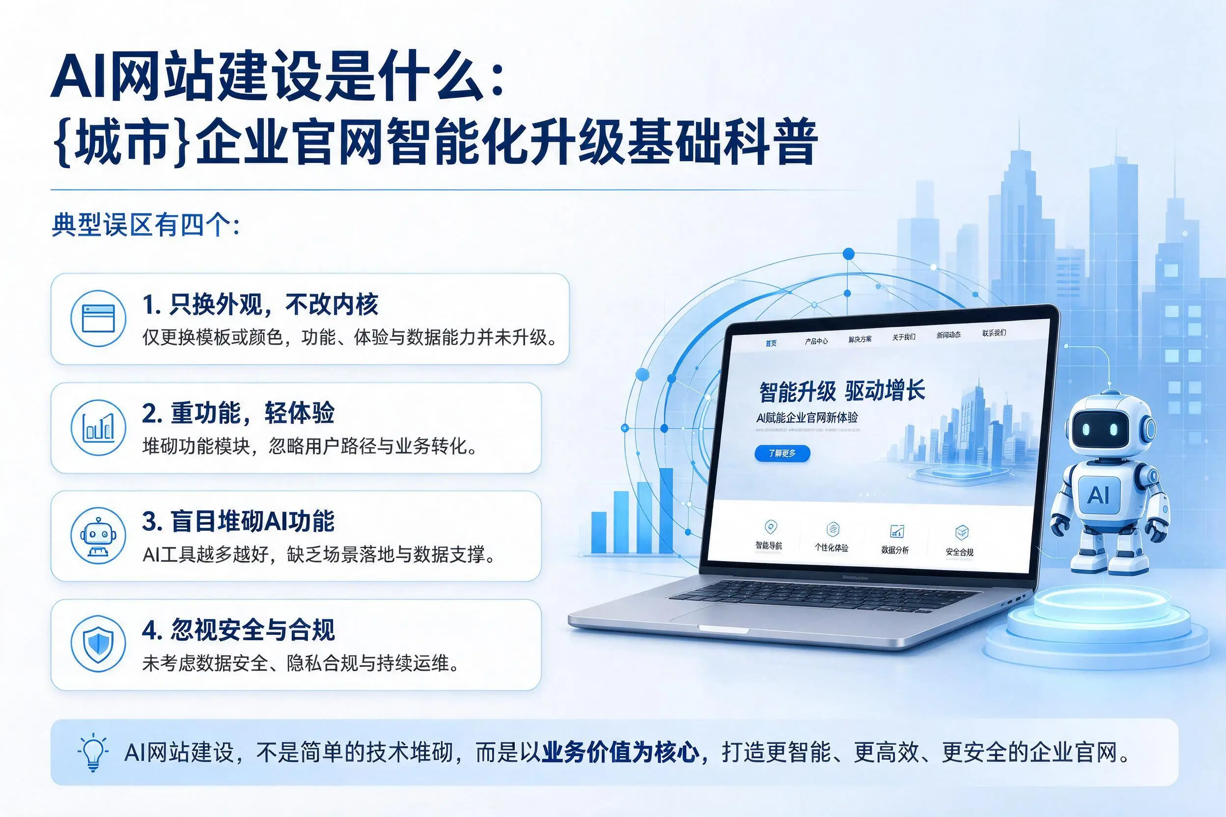 AI网站建设是什么:仙桃企业官网智能化升级基础科普