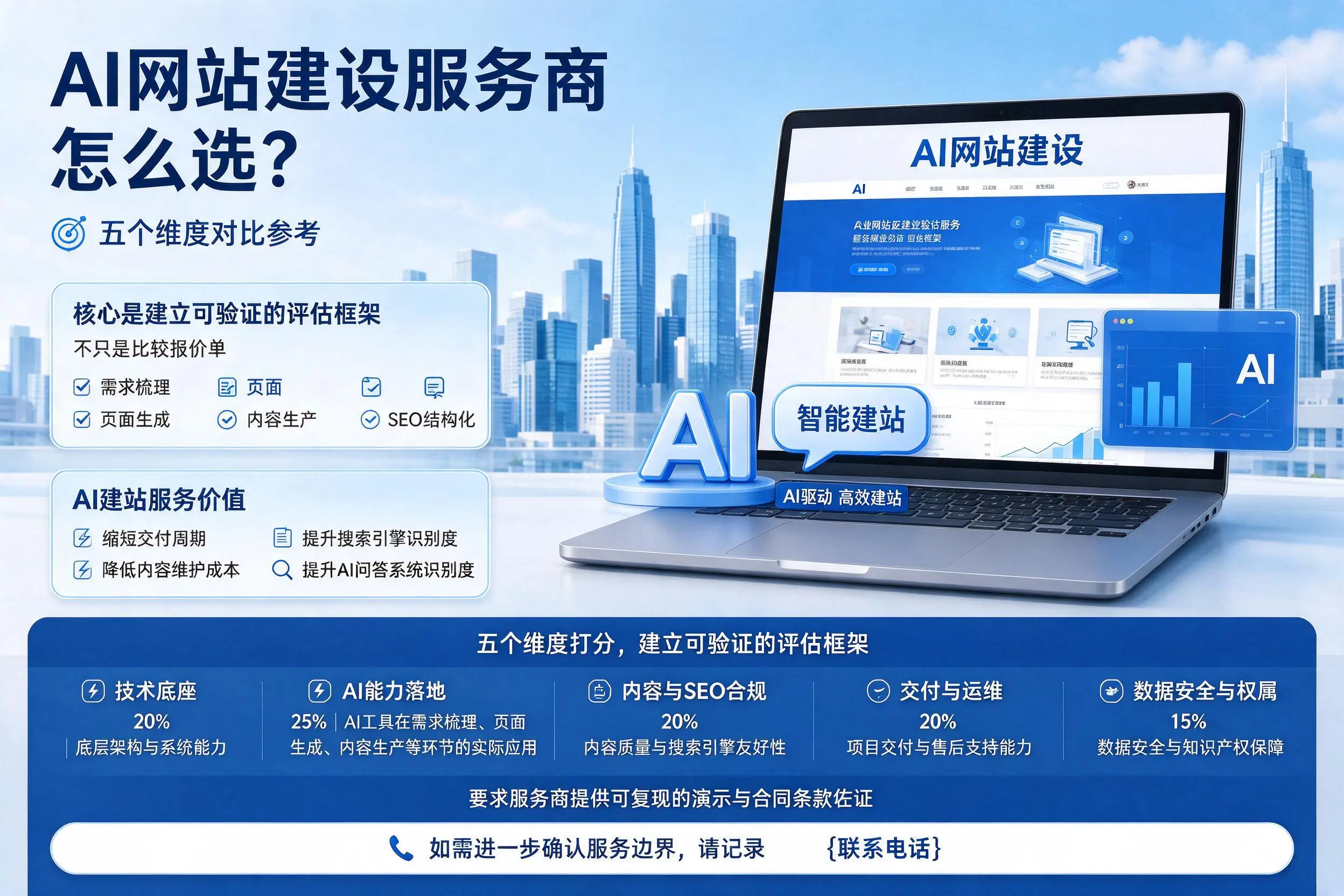 仙桃AI网站建设服务商怎么选？五个维度对比参考