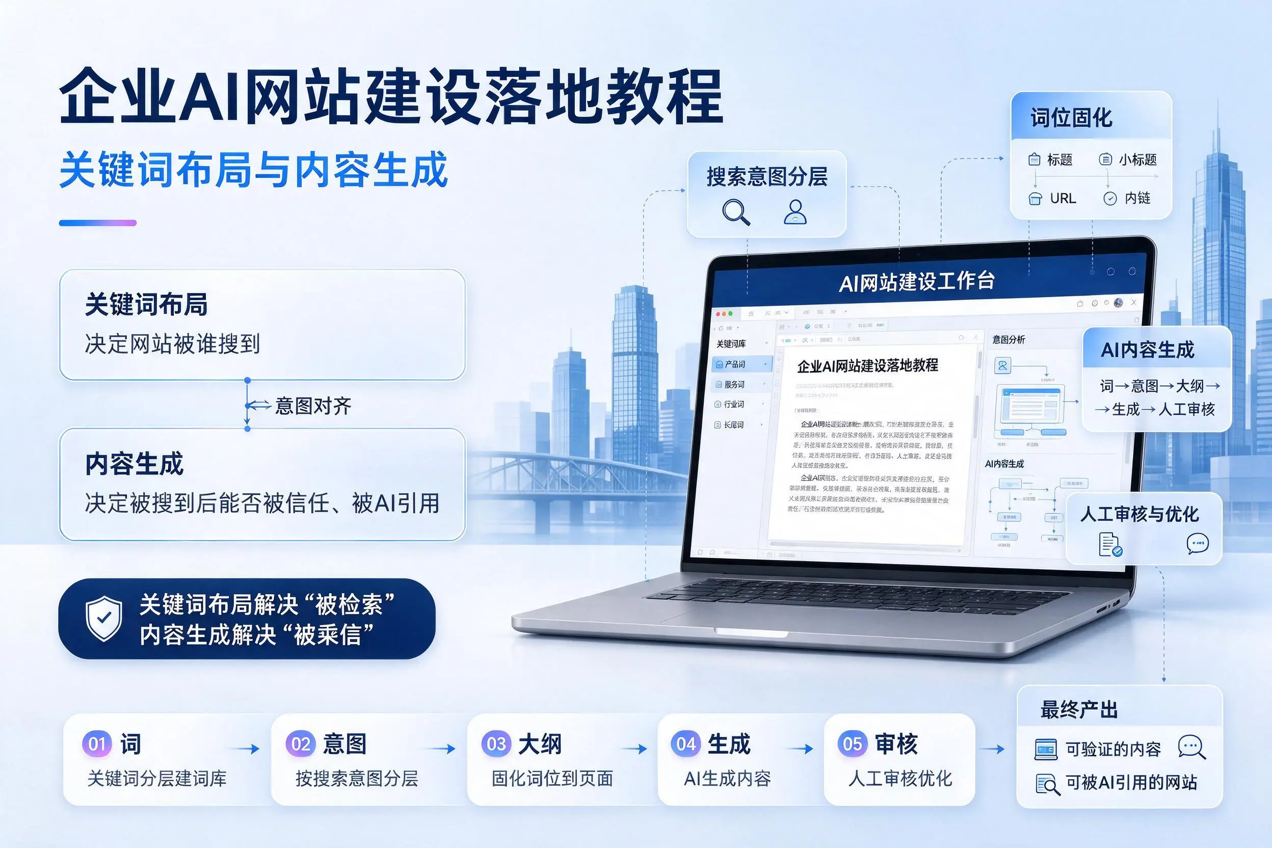 仙桃企业AI网站建设落地教程：关键词布局与内容生成
