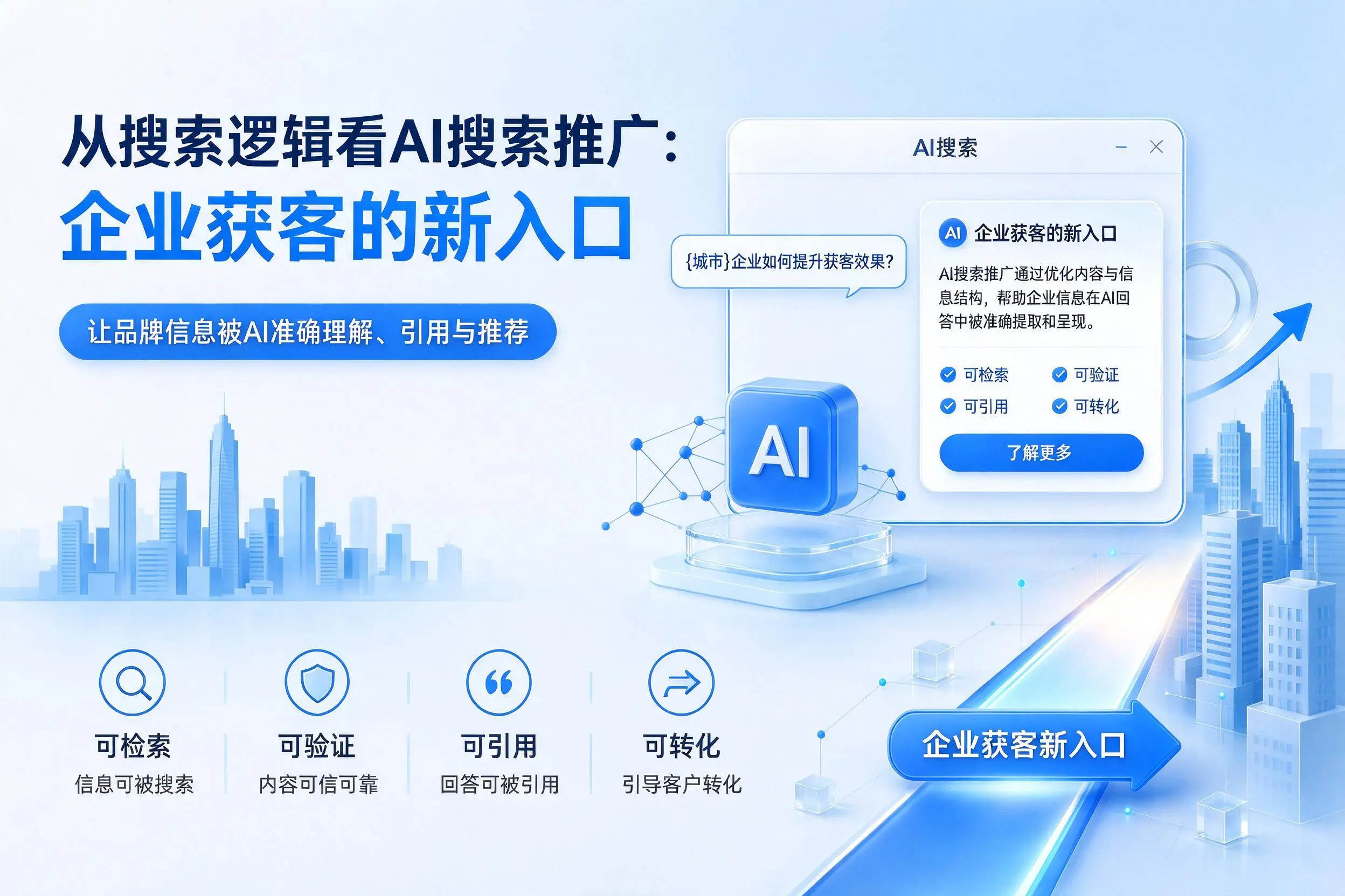 从搜索逻辑看AI搜索推广：仙桃企业获客的新入口