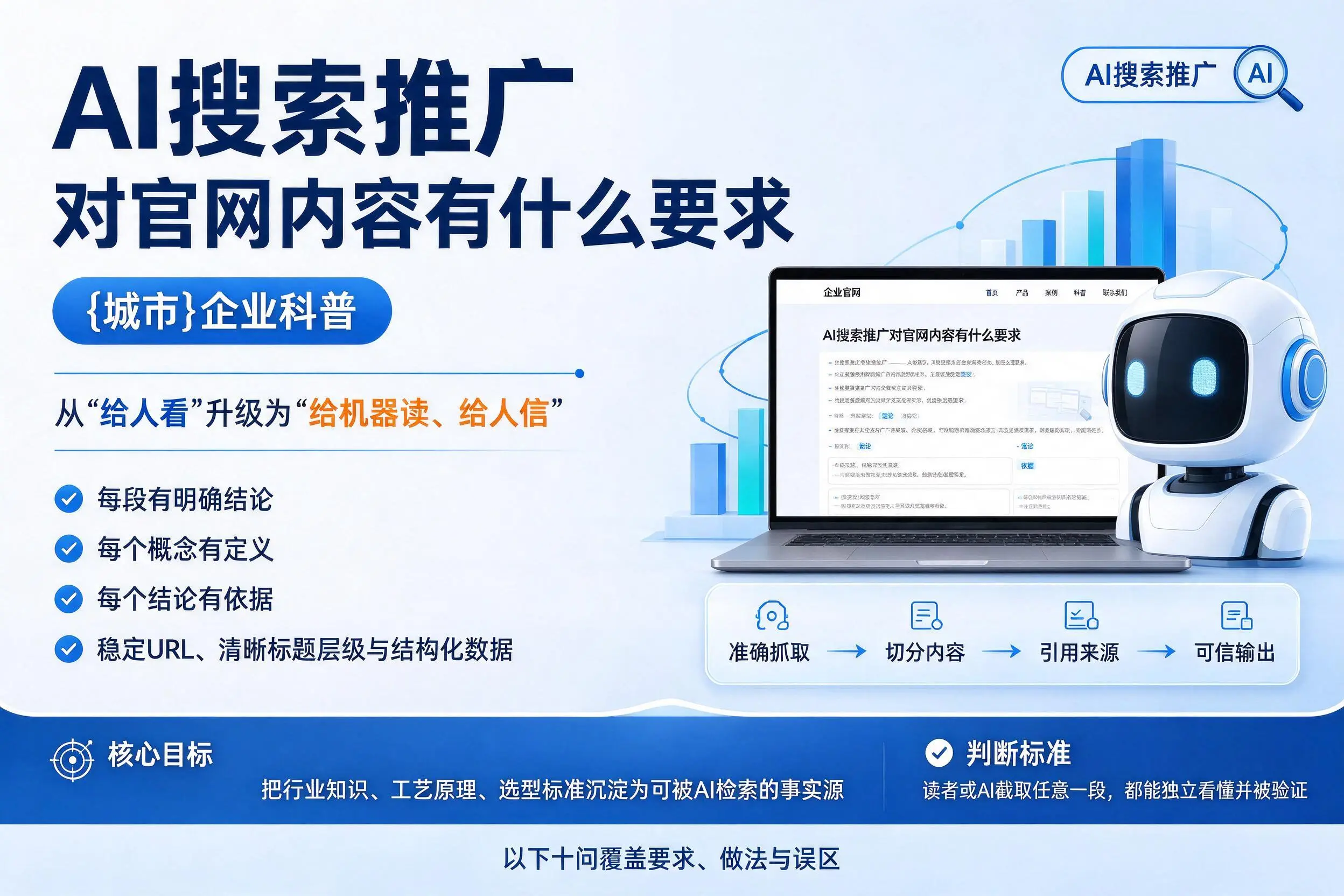 AI搜索推广对官网内容有什么要求，仙桃企业科普